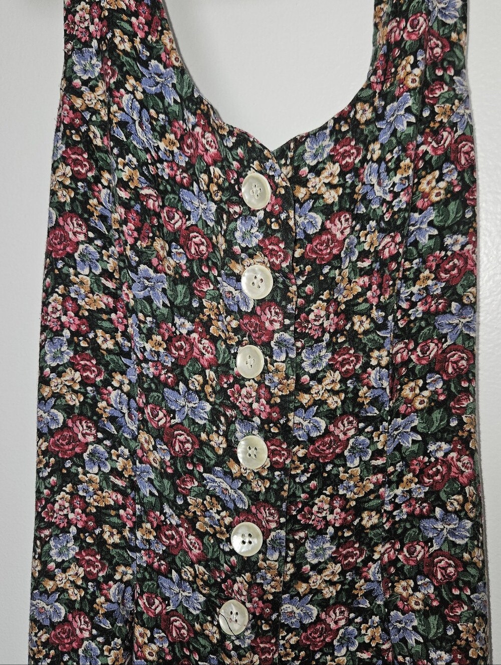 Floral Button-Front Women's Romper Multicolor Size 12
